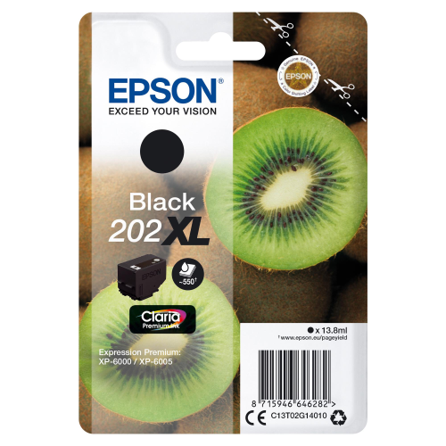 EPSON 202 XL CARTUCCIA INK 13.8 ML NERO